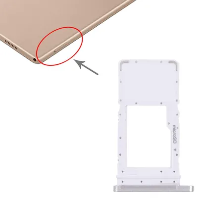 Image de Support pour cartes Micro SD pour Samsung Galaxy Tab A7 10.4 2020, blanc