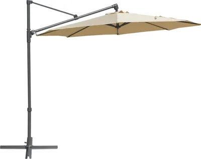 Obrázok produktu pre ROJAPLAST záhradný slnečník, bočný, 300 cm, béžový