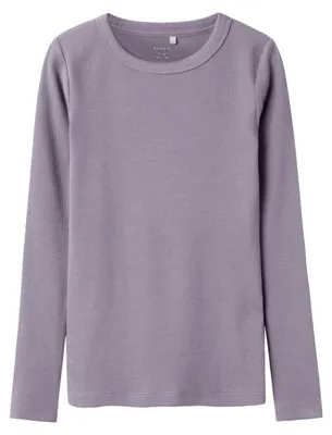 Obrázek produktu pro Název: IT Mädchen Nkfnakal Ls Top, barva: lila/šedá, velikost: 158-164 (EU)