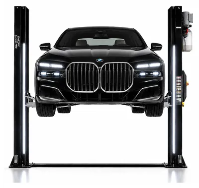Obrázok produktu pre Dvojstĺpový zdvihák 4,5t s LED osvetlením, s automatickým odistením, elektrohydraulický 230V, Castex + olej