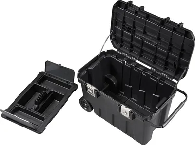 Produktbild von Montagebox fahrbar B770xT490xH480mm Ku.Vertiefungen im Deckel STANLEY