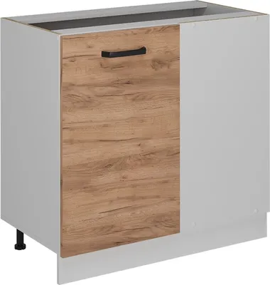 Produktbild von Eckunterschrank Vicco R-Line Goldkraft Eiche 86 cm ohne Arbeitsplatte, Model 52272
