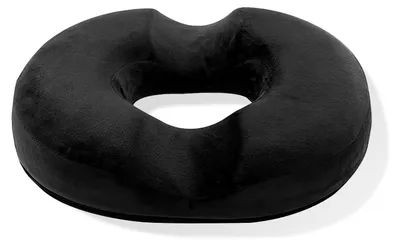 Produktbild von Orthopädisches Sitzkissen, Sitzkissen bei Hämorrhoiden, Donut-Kissen, Steißbeinkissen, Sitzkissen mit waschbarem Bezug