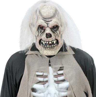 Produktbild von Verfaulte Totenkopf Maske Mit Haaren