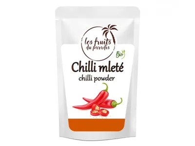 Obrázek produktu pro Chilli mleté BIO 500 g LES FRUITS DU PARADIS