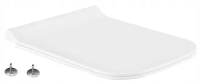 Zdjęcie produktu dla TEO (2138) Deska sedesowa Soft Close, wąska, biała (39070100)