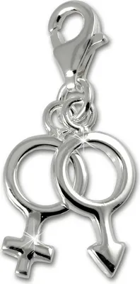 Image de SilberDream Charm pendentif homme femme 925 argent véritable FC3126