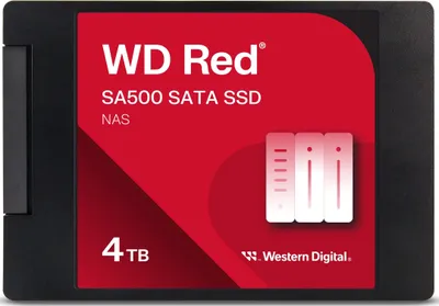 Produktbild von SSD WD Red 2, 5"(6. 4cm)4TB SATA3 SA500 7mm
