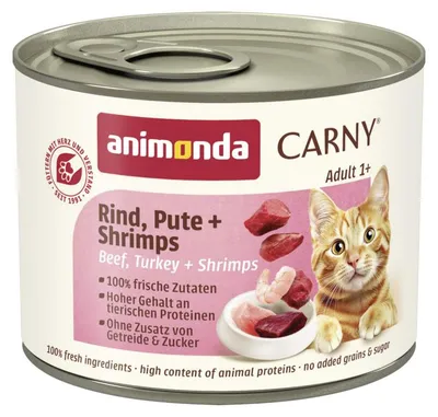 Zdjęcie produktu dla ANIMONDA Carny Adult wołowina indyk krewetki 200g