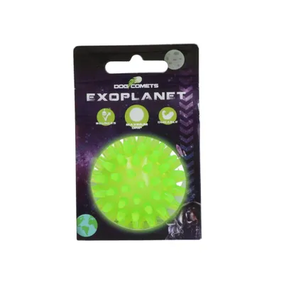 Immagine prodotto di Palla giocattolo per cani Comete Exoplanet verde, taglia: S