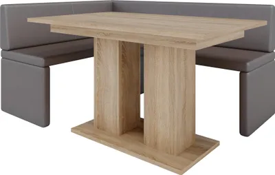 Produktbild von Eckbank AKIKO mit Tisch 168x128 links - Eckbankgruppe f r Ihrem Esszimmer, K che modern, Sitzecke, Essecke. Perfekt f r K che, B ro und Rezeption