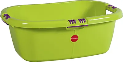Produktbild von Lockweiler Wäschewanne Ergo mit Softgriff 28 ltr. 65x45x25 cm limone
