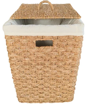 Produktbild von Eckiger Wäschekorb mit Deckel – 85 L