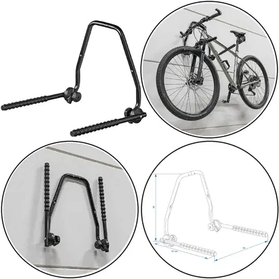 Produktbild von Fahrradträger EBikes Fahrräder Pedelec Wandhalterung 45kg Klappbar Fahrradhalter