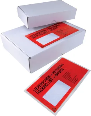 Immagine prodotto di Autoadesivo. Accompagnamento con carta. -astuccio DIN C5 per la consegna