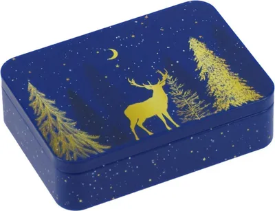Produktbild von Gebäckdose Navidad, lebensmittelecht, für Trüffel und Pralinen, 150 g