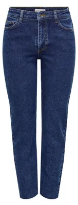 Imagen del producto de Pantalones vaqueros de corte recto para mujer, marca JDY, modelo Jdylullu, color azul oscuro, corte ajustado, confeccionados en denim