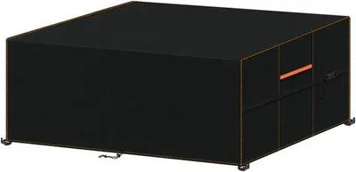 Productafbeelding van Beschermhoes voor tuinmeubels - Waterdicht, winddicht, 150x90x75 cm