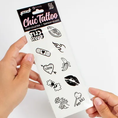 Image de Secret Play - Set de 10 tatouages temporaires de la collection Candy