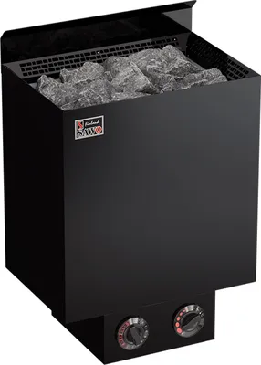 Zdjęcie produktu dla Piece do sauny Sawo Nordex 6,0 kW, czarne | ze zintegrowanym sterowaniem | NRN-60NB-BL-Z-C