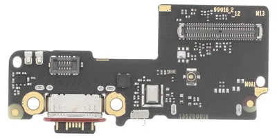 Zdjęcie produktu dla Xiaomi, zestaw serwisowy z gniazdem ładowania USB-C do telefonu Xiaomi Redmi Note 14 Pro 5G, czarny