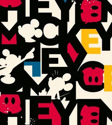 Obrázok produktu pre Disney nástenná maľba Mickey Mouse viacfarebná - 610771 - 250 x 280 cm