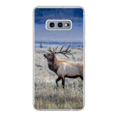 Produktbild von MuchoWow® Handyhülle Schutzhülle Hülle für Samsung Galaxy S10e Hirsche - Elche - Gras Silikon Softcase Handy Hülle - Handy