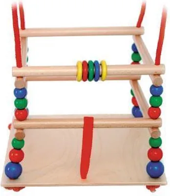 Zdjęcie produktu dla Hess Spielzeug 31101, Bujanka dla niemowląt, Wewnątrz/Na wolnym powietrzu, Metal, Syntetyk, Drewno