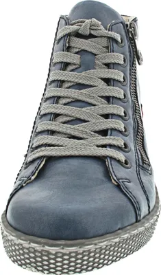 Produktbild von Rieker Schnür-,Zug-u.Schnallenstiefel in blau, Gr. 36