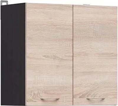 Produktbild von Küchenhängeschrank, 60 cm, 2 Türen, Sonoma Eiche, 60 x 57,3 x 30 cm