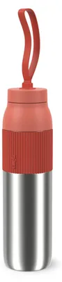 Produktbild von EMSA beYou Twist Bottle, Isolier-Trinkflasche, 0,7 L, N21933, Edelstahl, Orange, Silikon, Edelstahl, Polypropylen (PP), 24 h, China