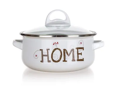 Produktbild von Emalierte Kochgeschirr-Set, 6-teilig, Edelstahl