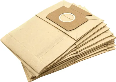 Produktbild von vhbw 10x Staubbeutel Ersatz für Swirl M48 für Staubsauger - Typ B 22cm x 14,5cm Sandfarben