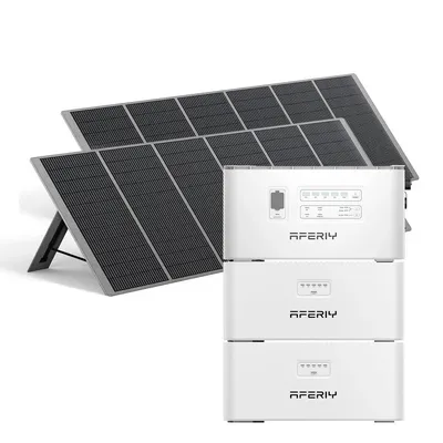 Zdjęcie produktu dla AFERIY PS240 Balkonowa elektrownia magazynująca energię 5874 Wh  – wyjście 1200 W AC, wejście solarne 800 W, LiFePO4, IP65 do użytku na zewnątrz