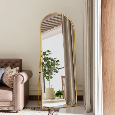 Obrázok produktu pre celoplošné zrkadlo 165 x 60 cm, stojanové a nástenné zrkadlo 3 v 1, toaletné zrkadlo, šatníkové zrkadlo do spální, obývacích izieb a vstupných priestorov