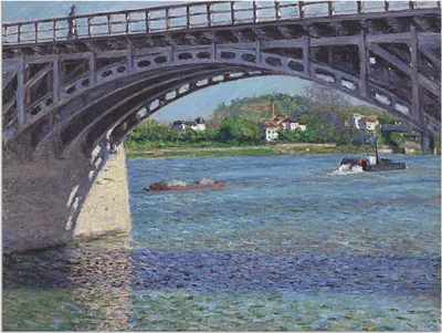 Produktbild von ARTland Wandbild Alu für Innen & Outdoor Die Brücke bei Argenteuil. Um 1883 Größe: 80x60 cm