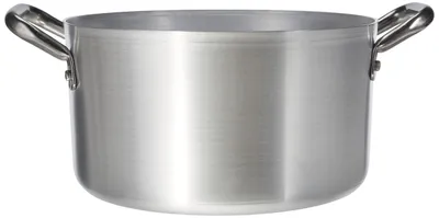 Aluminium-Braadpan mit 2 Griffen, Edelstahl, 24 cm