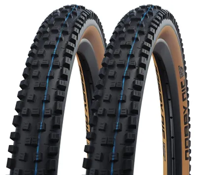 Produktbild von 2x Schwalbe Nobby Nic 60-559 SuperGround Classic-Skin Faltreifen 26x2.35 Mantel