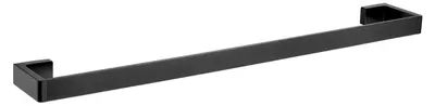 Image de Kissy porte serviettes 1 barre noir Essebagno