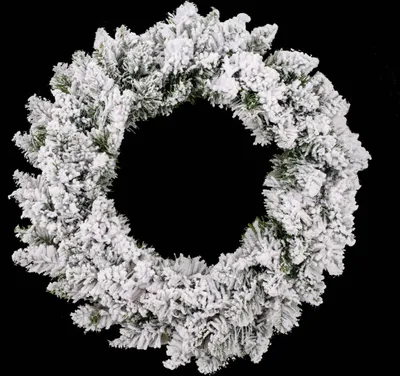 Produktbild von Adventskranz Schneeweiß, 40 cm