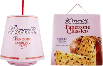 Produktbild von Testpaket Bauli Il Pandoro + Panettone weich pandoro mit Puderzucker 4x 700g