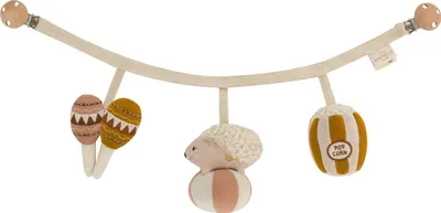 Produktbild von Baby Bello Kinderwagenkette – Henny der Igel – Rosy | Baby Bello