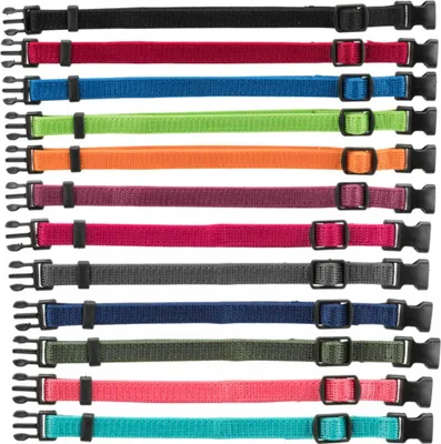 Produktbild von Welpenhalsbänder im 12er-Set zur Unterscheidung im Wurf Gr. M-L (22 - 35 cm / 10 mm)