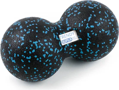 Image de TRENDY SPORT Dupla Duo-Faszienball XL noir/bleu 12 cm
