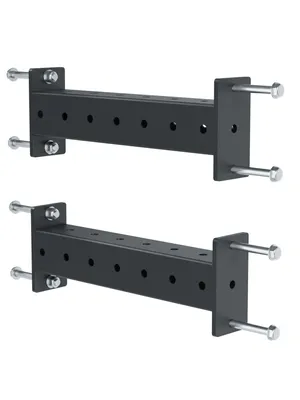 Produktbild von ATLETICA R8 Outdoor Crossbar 42cm | Feuerverzinkt | Paarweise |Pulverbeschichtet | Querstrebe für R8 Outdoor Power Racks