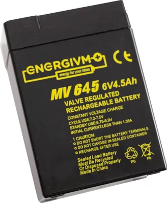 Produktbild von Bleiakku EnergiVM MV645 6V 4,5Ah