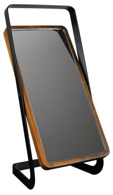 Productafbeelding van AKASYA Make-up spiegel, 105x227 mm, zwart/akazie