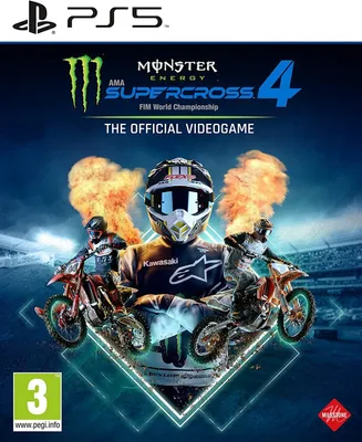 Produktbild von Milestone Monster Energy Supercross - The Official Videogame 4, PlayStation 5, Multiplayer-Modus, E (Jeder)