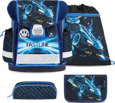 Produktbild von Belmil Classy Schulranzen Set 4-teilig mit Brustgurt - Fastline