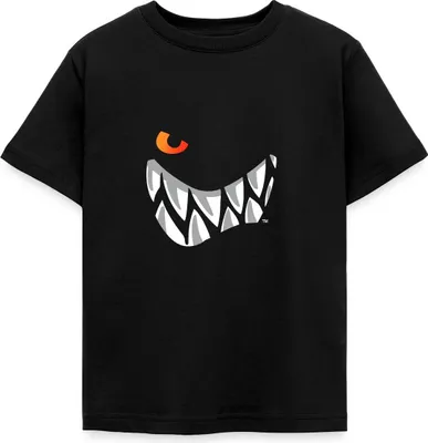 Produktbild von Spreadshirt Die Wilden Kerle Grinsen Kinder T-Shirt, 110/116 (5-6 Jahre), Schwarz